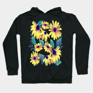 Black-Eyed Susan Pattern 2 Hoodie